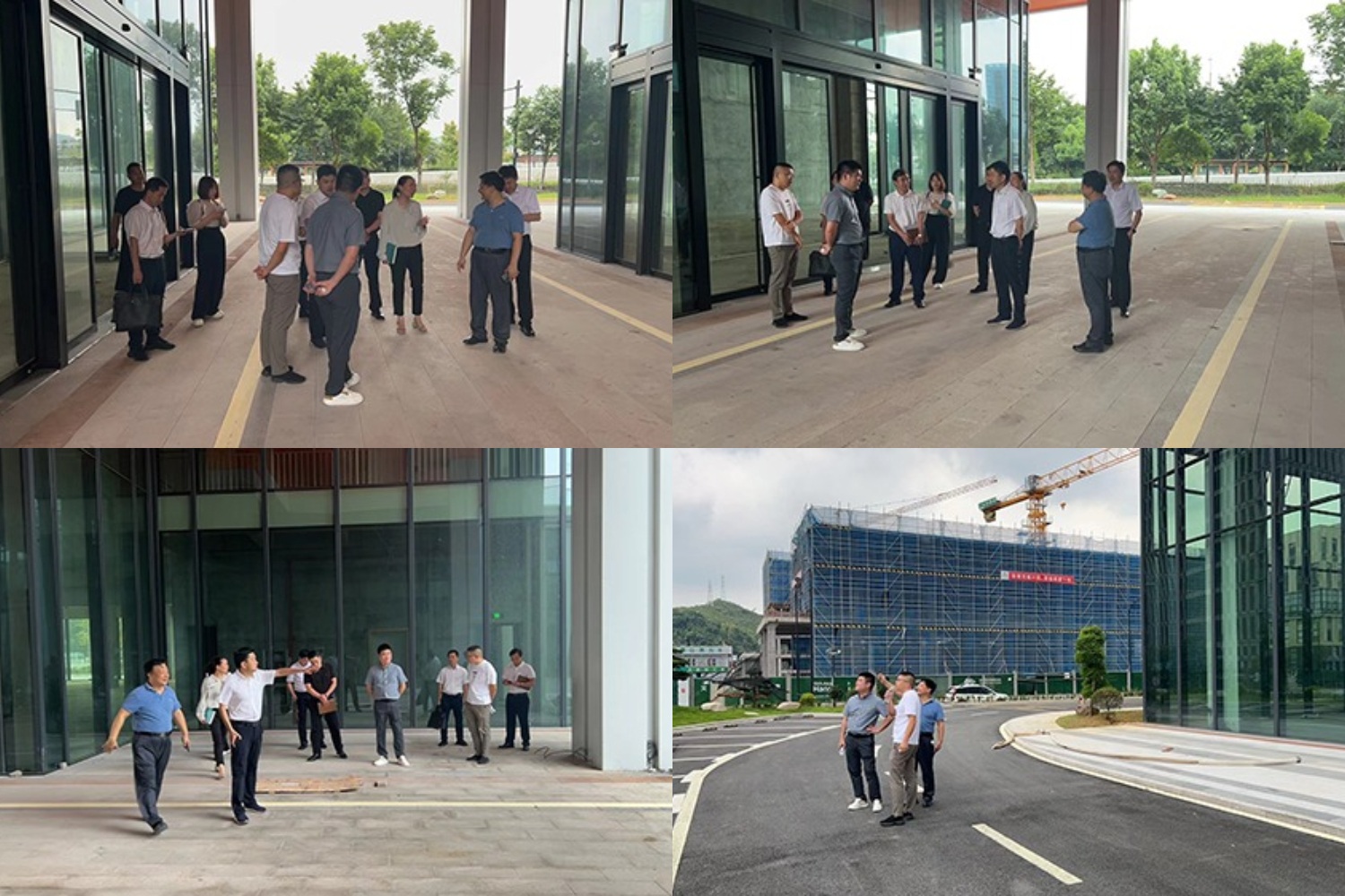 Qingshan Lake's Jingda Park Project: Progress Update by Sec. Wang